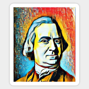 Samuel Adams Abstract Portrait | Samuel Adams Artwork 4 Sticker
